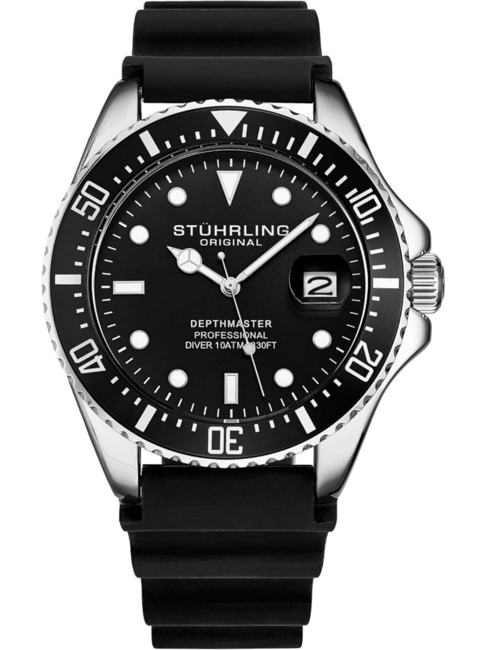 Men's 42mm Dive Watch - Stainless Steel, Japanese Quartz, Water Resistant